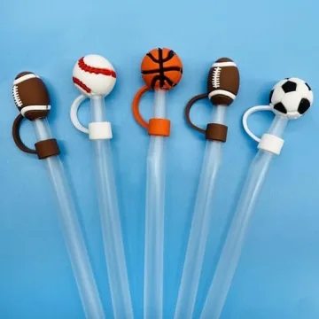 Colorful Silicone Straw Covers for Stanley Tumblers - Fun & Safe