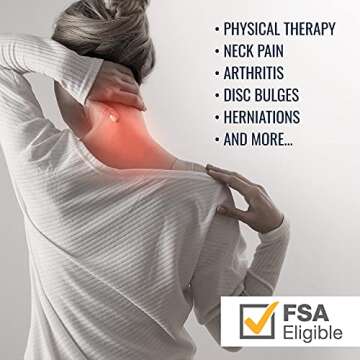 DMI Over the Door Posture Corrector and Cervical Neck Traction Device for Physical Therapy, FSA HSA Eligible Neck Stretcher, Back Stretcher, Neck Pain, Migraine Relief, Back Pain or Arthritis