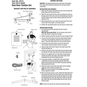 DMI Over the Door Posture Corrector and Cervical Neck Traction Device for Physical Therapy, FSA HSA Eligible Neck Stretcher, Back Stretcher, Neck Pain, Migraine Relief, Back Pain or Arthritis