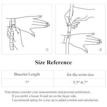 MPRAINBOW 2pcs Gold Chain Link Bracelet - Stainless Steel Love Cubic Zirconia Crystal Friendship Bracelet Bangle,Watch Band Chain Wristband Jewelry with Adjust Tool