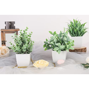 Der Rose 6 Pack Fake Plants for Home Decor