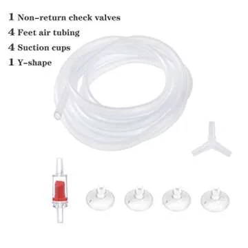 ALEGI Aquarium Bio Sponge Filter Kit with Air Tubing, Suction Cups, Check Valves for 55 Gallon Breeding Fry Betta Shrimp Fish Tank