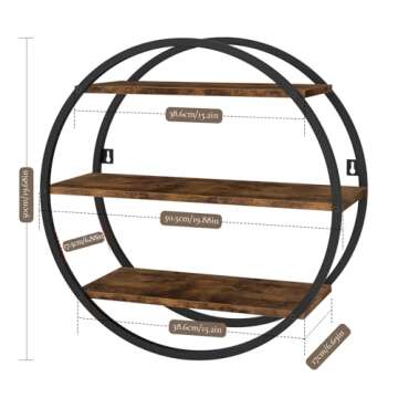 BCOZLUX Decorative Floating Shelves for Home & Office