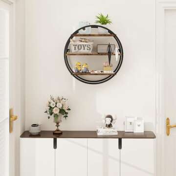 BCOZLUX Decorative Floating Shelves for Home & Office