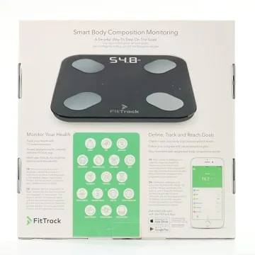 FitTrack Dara Smart BMI Scale - Accurate Body Fat Analyzer