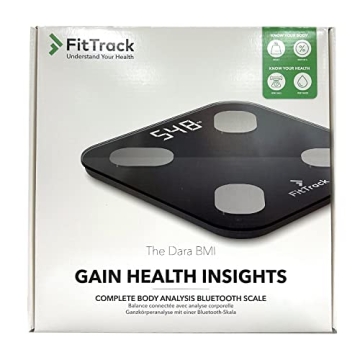 FitTrack Dara Smart BMI Scale - Accurate Body Fat Analyzer