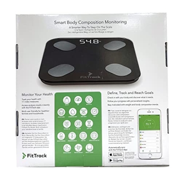 FitTrack Dara Smart BMI Scale - Accurate Body Fat Analyzer