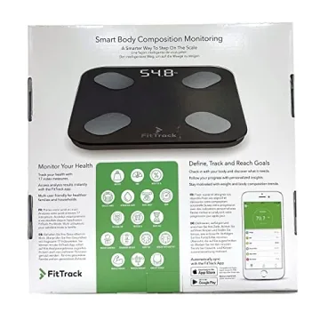 FitTrack Dara Smart BMI Scale - Accurate Body Fat Analyzer
