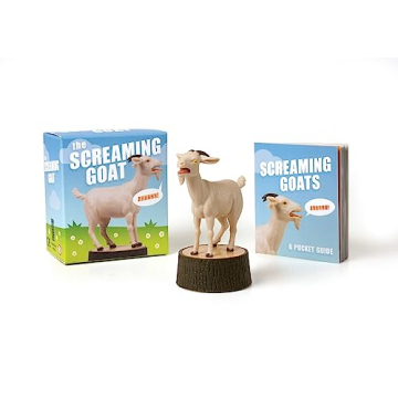 Screaming Goat Book & Figure Fun Gag Gift for Everyone
