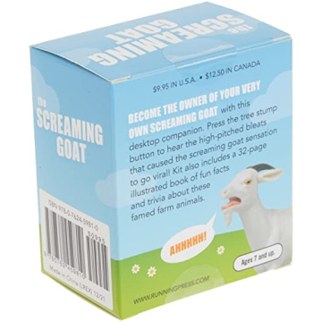 Screaming Goat Book & Figure Fun Gag Gift for Everyone