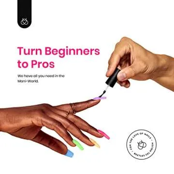 Beetles Gel Nail Polish Kit Trendy Colors,36 Colors with 3pcs Base Gel Glossy & Matte Top Coat, Pastel Bright Colors Uv Gel Polish Set Spring Summer Nails Gift for Women