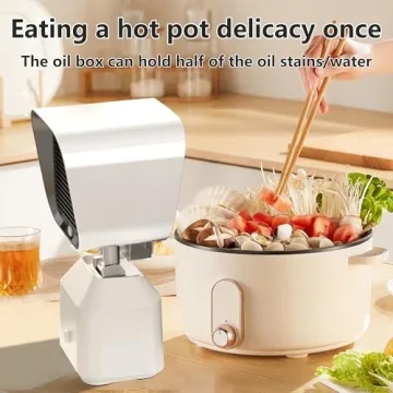 Kingbull Portable Range Hood Detachable Aluminum Filter,Portable Exhaust Fan for RV, Kitchen Cooking, Indoor BBQ, Hot Pot