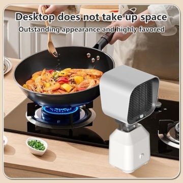 Kingbull Portable Range Hood Detachable Aluminum Filter,Portable Exhaust Fan for RV, Kitchen Cooking, Indoor BBQ, Hot Pot