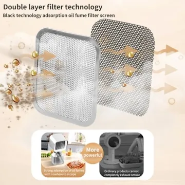 Kingbull Portable Range Hood Detachable Aluminum Filter,Portable Exhaust Fan for RV, Kitchen Cooking, Indoor BBQ, Hot Pot