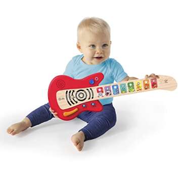 Baby Einstein Together in Tune Guitar​ Safe Wireless Wooden Musical Toddler Toy, Magic Touch Colle...