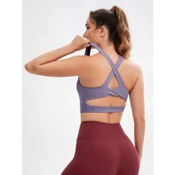 JOYSPELS Sports Bra for Women - Criss-Cross Design