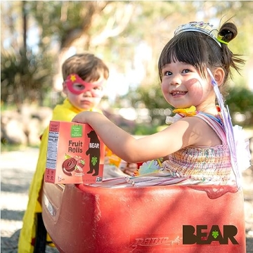 Bear Strawberry Fruit Rolls Healthy Snack for Everyone