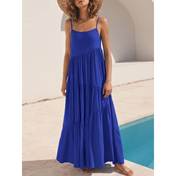 Stylish ANRABESS Women Maxi Sundress for Summer Fun