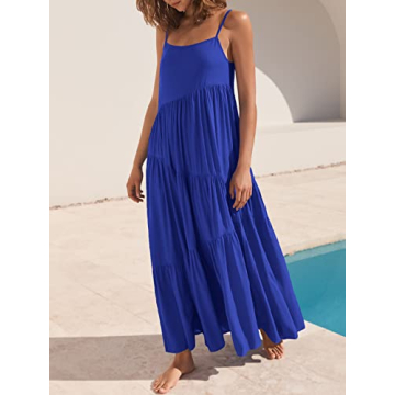 Stylish ANRABESS Women Maxi Sundress for Summer Fun