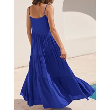 Stylish ANRABESS Women Maxi Sundress for Summer Fun