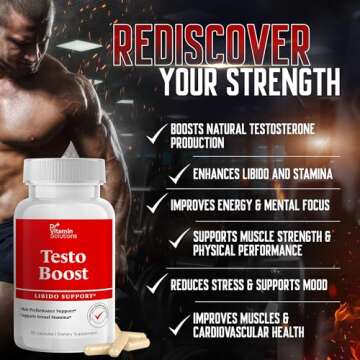 Dr. Vitamin Testo Boost & Fat Burner - 30 Capsules