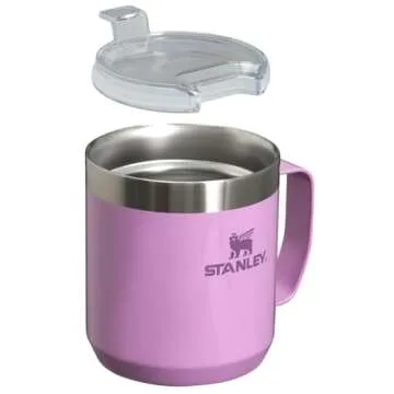 Stanley Stay-Hot Camp Mug 12 oz | Press Fit Drink Through Lid | Cup for Coffee, Tea and Drinks | Ins...