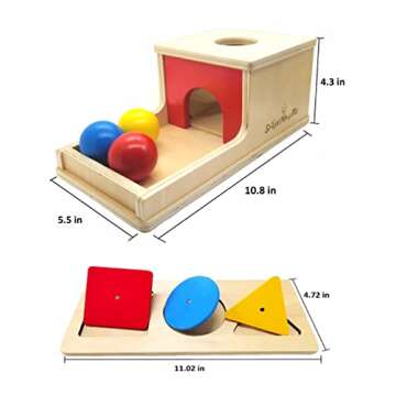 BrightNBeyond Montessori 2-for-1 Infant Bundle - Learning Toys