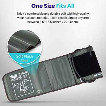 Etekcity FSA/HSA Eligible Blood Pressure Monitor for Home Use, FSA HSA Store Items, Cuff for Standard to Large Arms, Bluetooth BP Machine for iOS & Android Devices with Data Storage, Diagnostic Kit