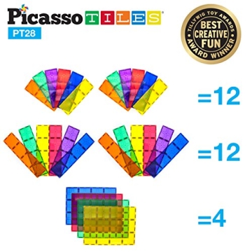 PicassoTiles Jumbo XL Plate Foundation Kit for Builders