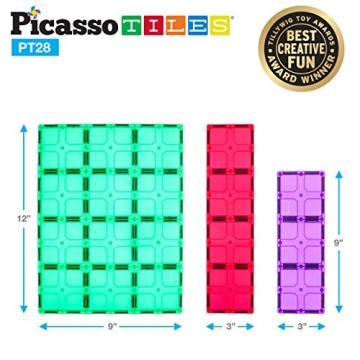 PicassoTiles Jumbo XL Plate Foundation Kit for Builders