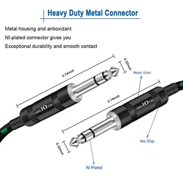 Augioth 25ft TRS Cable - Premium Quality Audio Connection