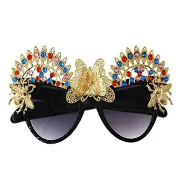 Stylish Cat Eye Flower Sunglasses for Women - Durable & Elegant