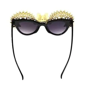 Stylish Cat Eye Flower Sunglasses for Women - Durable & Elegant