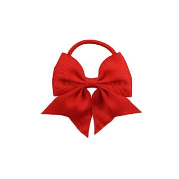 LDDCX Hair Ties baby girls' hair accessories Baby Hair Ties with Bows for Toddler Ponytail Holders S...