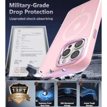 Newfuture iPhone 16 Pro Max Case with Military Protection