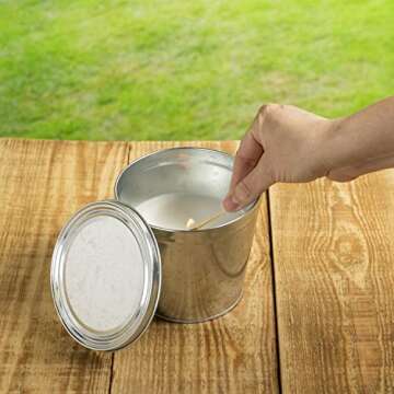 Cutter Camping-Candles, pack of 1, silver