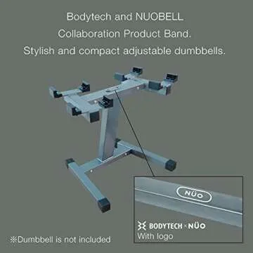 BODYTECH x NUOBELL Collaboration Product, Adjustable Dumbbell Rack and Stand.Dumbell rack for Nuobell dumbbells only