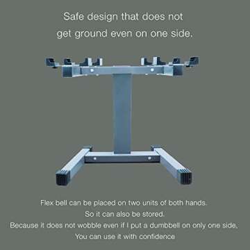 BODYTECH x NUOBELL Collaboration Product, Adjustable Dumbbell Rack and Stand.Dumbell rack for Nuobell dumbbells only