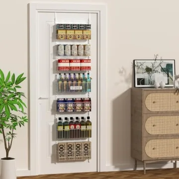 Shengsite Over Door Pantry Organizer for Stylish Storage