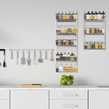 Shengsite Over Door Pantry Organizer for Stylish Storage