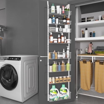 Shengsite Over Door Pantry Organizer for Stylish Storage