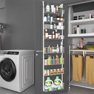 Shengsite Over Door Pantry Organizer for Stylish Storage