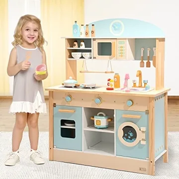 Highly Durable ROBUD Wooden Kitchen Set for Kids
