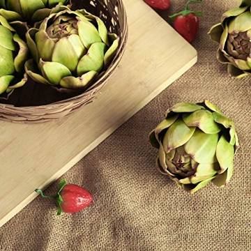 Decorative Faux Artichokes - Lifelike Kitchen Accents