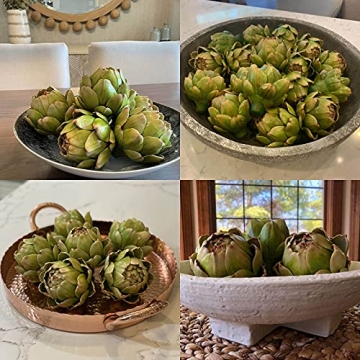 Decorative Faux Artichokes - Lifelike Kitchen Accents