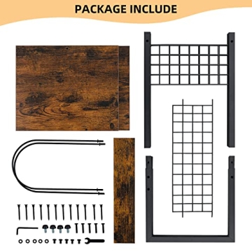 Stylish 3 Tier End Table for Vinyl Records and Players