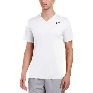 Nike Men's Legend 2.0 V-Neck T-Shirt - Comfortable Styling for Active Lifestyles