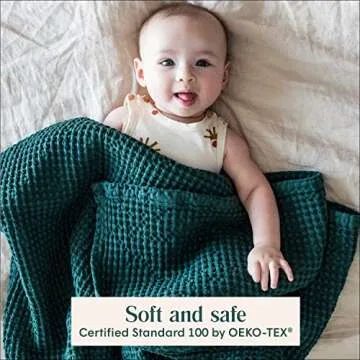 Simka Rose Premium Baby Blanket Soft Gender Neutral Swaddle