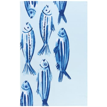 Now Designs Aveiro Cotton Terry Dishtowel - Colorful & Absorbent Kitchen Essential