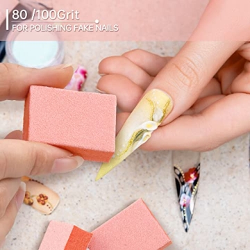 MARYTON Nail Buffer Kit - 130 Premium Mini Block Files